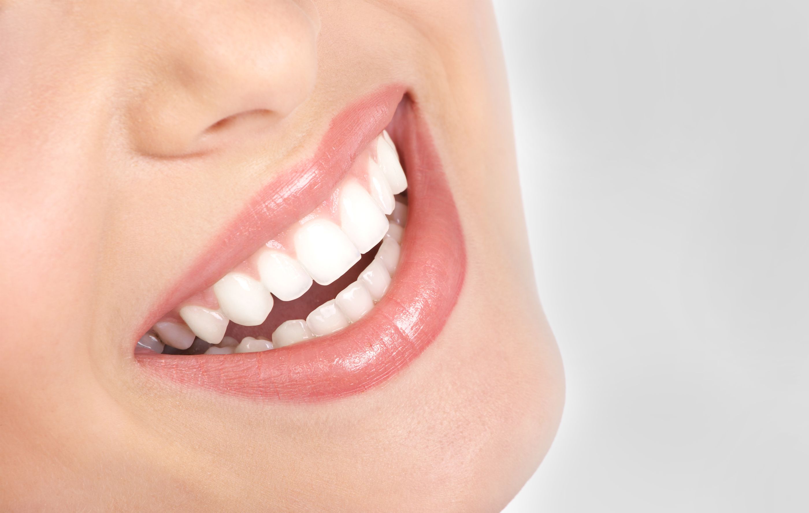 image of teeth of a women